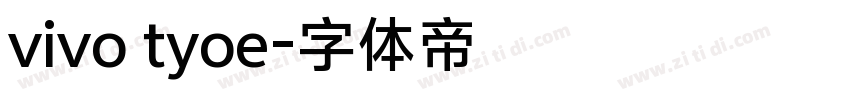 vivo tyoe字体转换 vivo tyoe字体转换